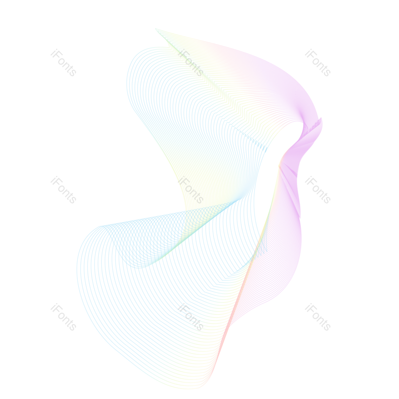 科技感图片,底纹装饰元素,彩虹PNG,几何免抠素材